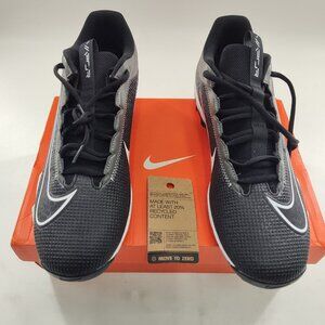 Nike Vapor Edge Shark 2 Cleats DH5088‑010 Size 11.5 Black/Gray